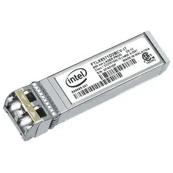Intel Ethernet SFP+ SR Optics - SFP+ transceiver modul - 10 GigE - 1000Base-SX, 10GBase-SR - LC - 850 nm