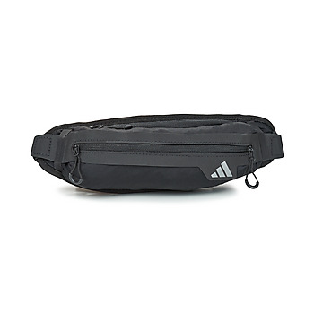 ADIDAS PERFORMANCE Urheiluvyölaukku 'Running Waist' musta / hopea