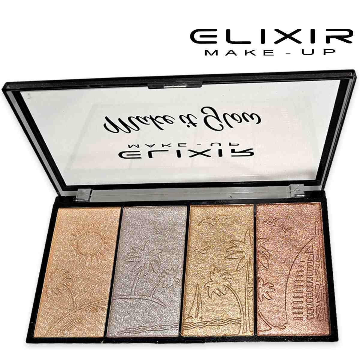 Elixir highlight paletti 4 väriä saa sen hehkumaan