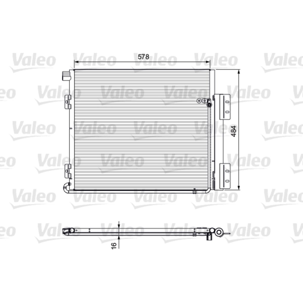 Lauhdutin, ilmastointilaite VALEO 815060