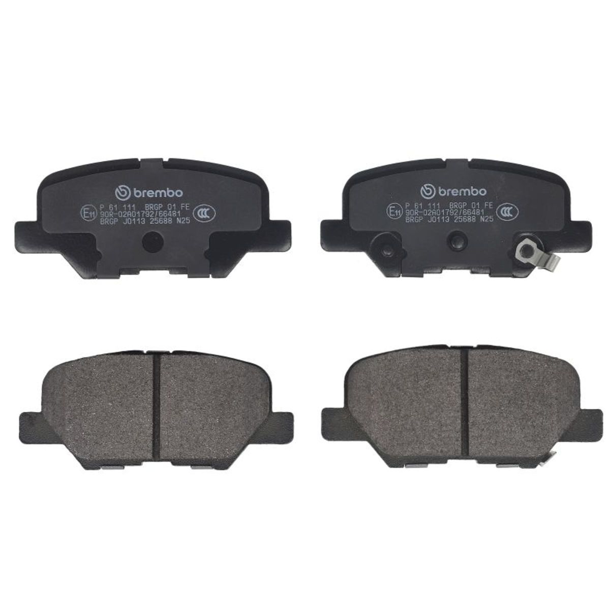 Jarrupalat, levyjarru BREMBO P 61 111