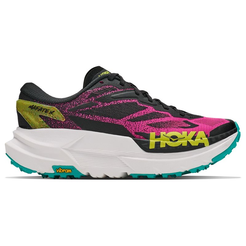 Hoka W Mafate X Black/Neon Dragonfruit - 42