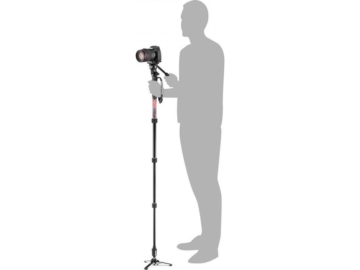 Monopodi Manfrotto Monopodi Element MII Video 400-sarjan pään kanssa