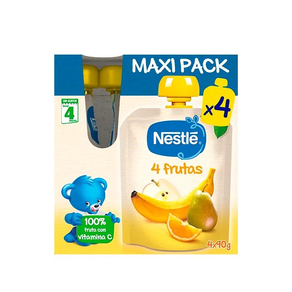 Nestle Sachet 4 hedelmää 4x90g Maxi Pack