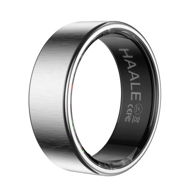 HAALE 2 - Smart Ring koko 12 (XL) (Harjattu Hopea)