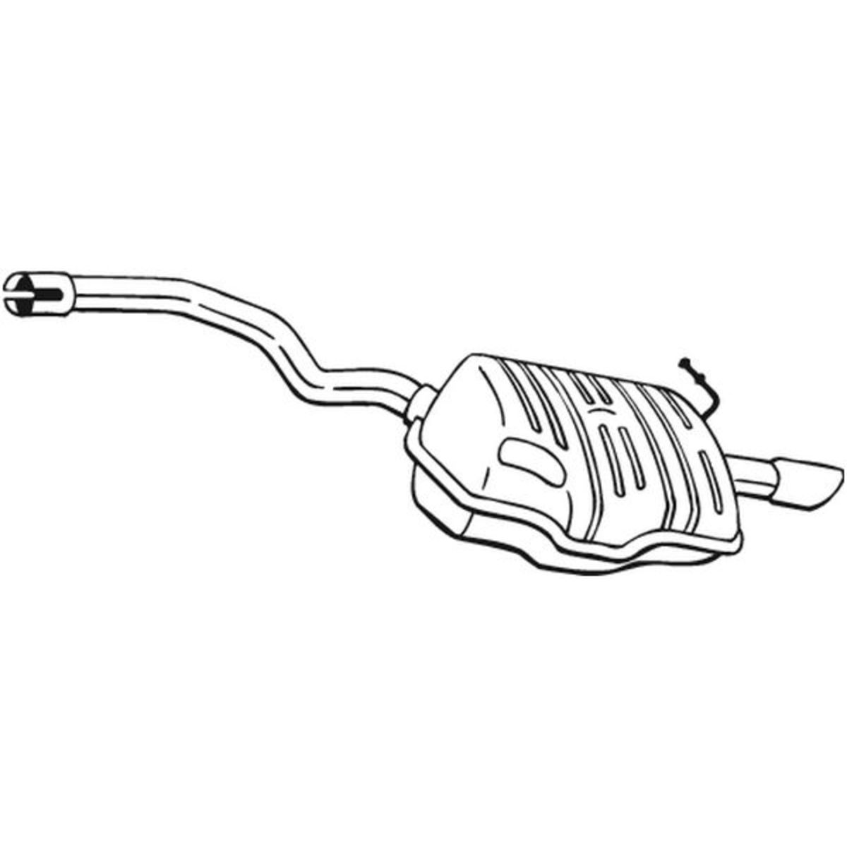 Takaäänenvaimentaja BOSAL 220-453