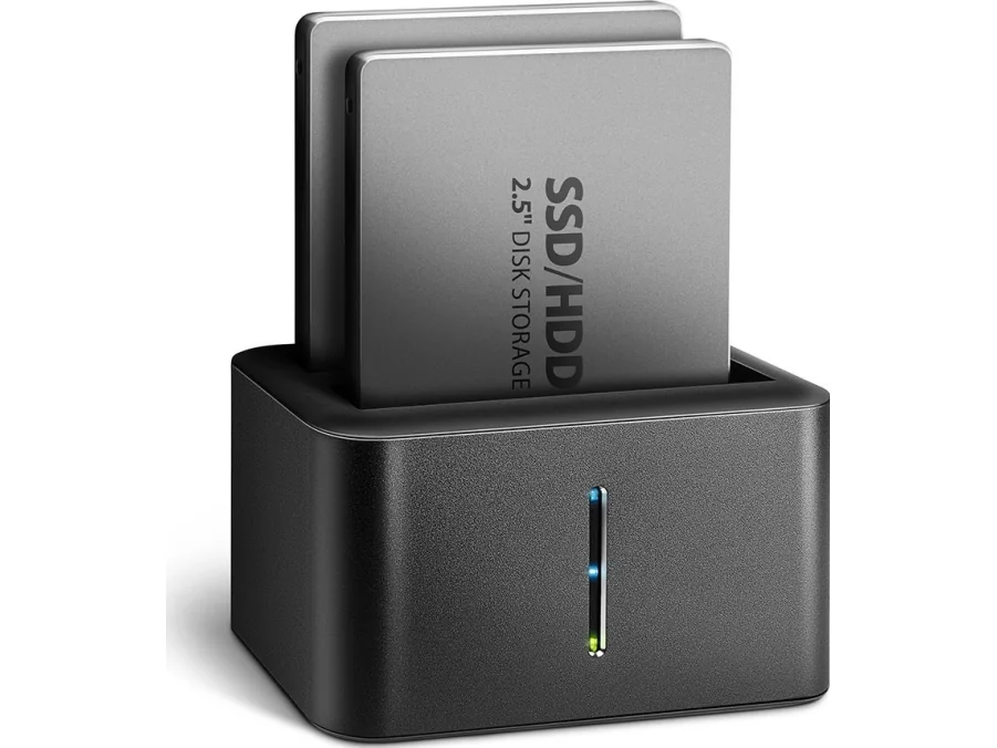 AXAGON Superspeed USB Dual 2.5" HDD/SSD Mini-telakka