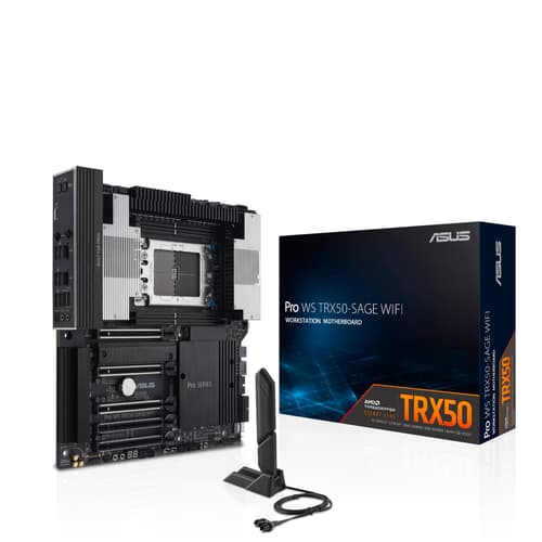 ASUS PRO WS TRX50-SAGE WIFI Emolevy - AMD TRX50 - AMD sTR5 - DDR5 RAM - SSI (Server)