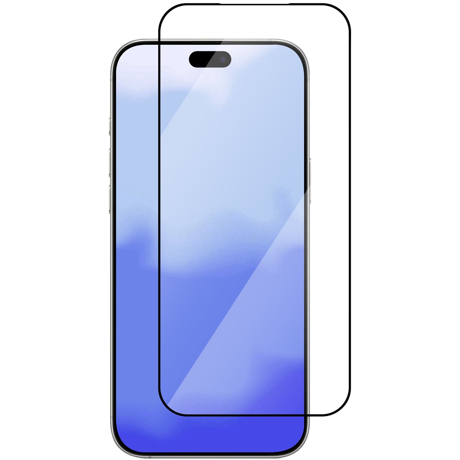 iPhone 17 Pro näytönsuoja, karkaistu lasi, täydellinen peitto