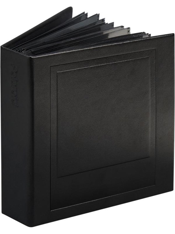 Polaroid Photo Album Small Black, Musta, Pahvi, Polyuretaani, 40 arkkia, Täydellinen sidonta, 89 x 108 mm, Musta