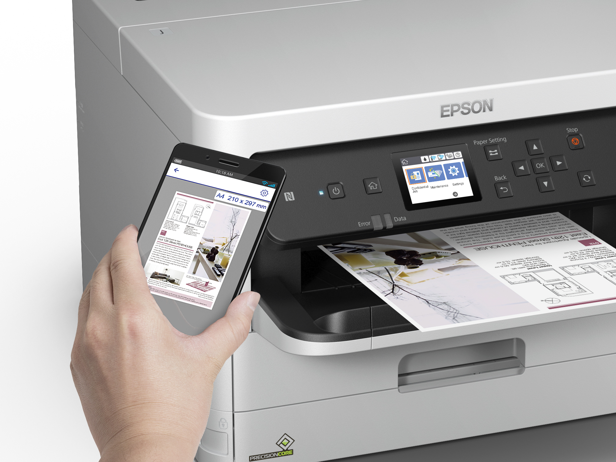 Epson Mustepatruuna musta 10.000 sivua T01C1 Vastaa: N/A