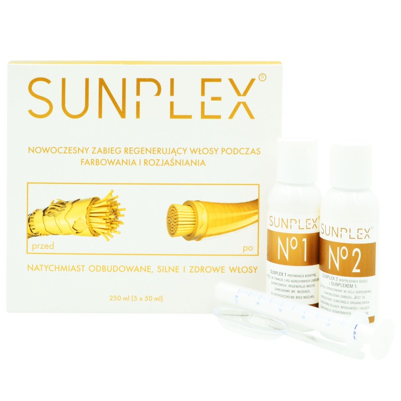 Hiuksia uudistava hoito Sunplex 5x50ml