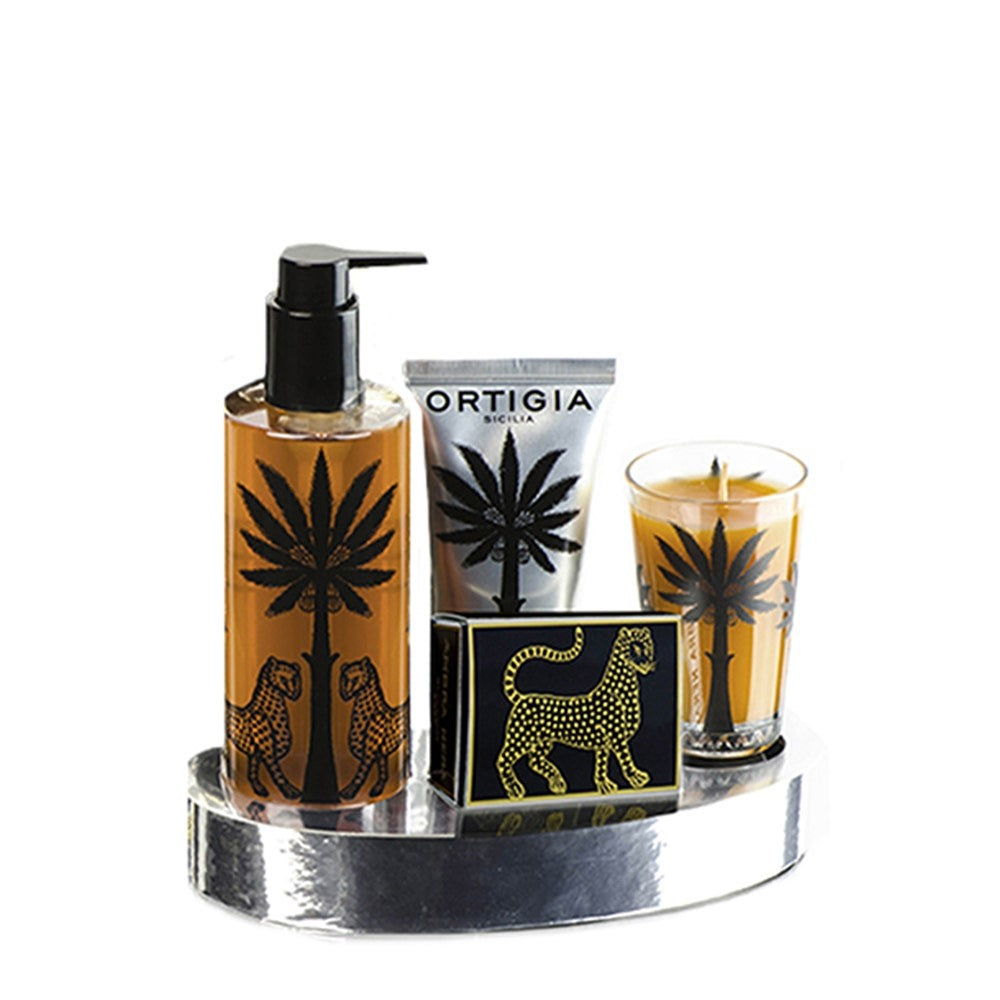 Ortigia Black Amber Oval Lahjasetti