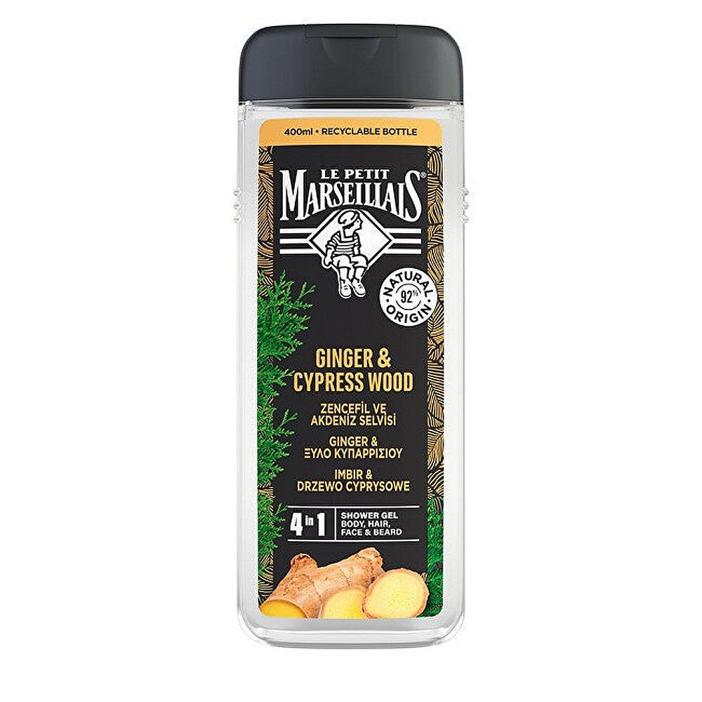 Le petit marseillais Inkivääri- ja sypressipuugeeli - 400 ml
