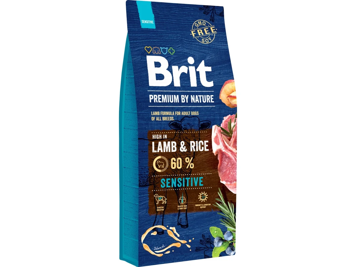 Brit Premium by Nature Sensitive Lamb täysravinto, 15 kg