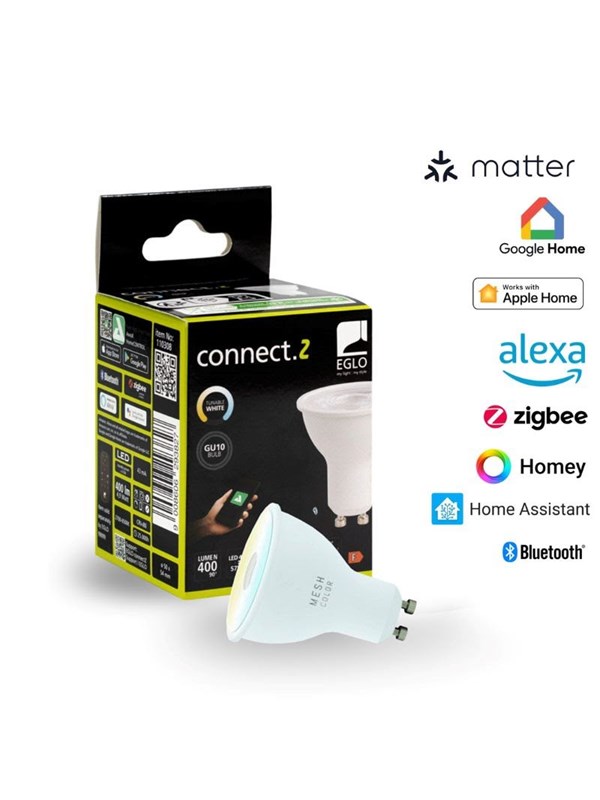 EGLO GU10 LED-Z MATTER CCT 4.9W 420lm opal