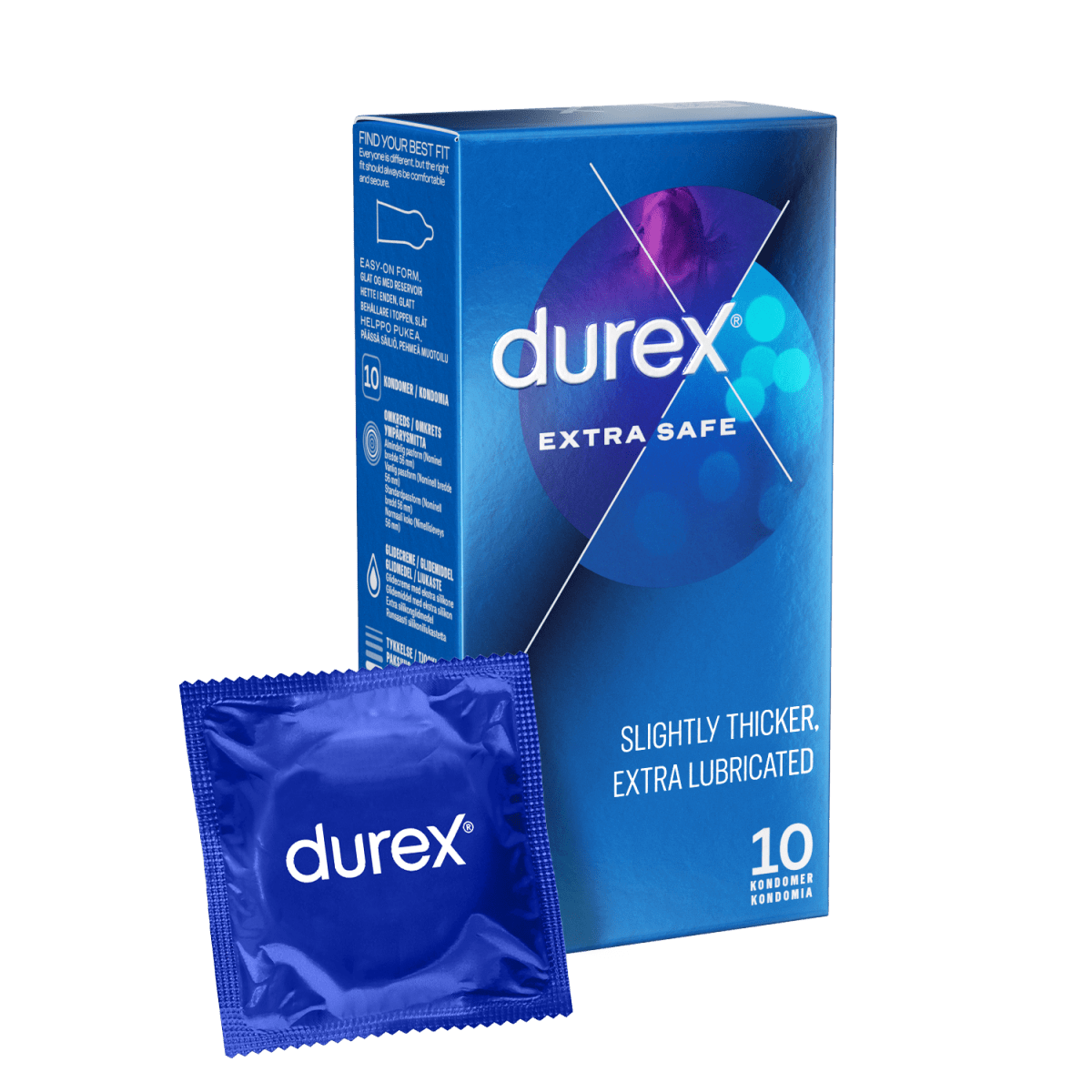 Durex extra safe kondomit 10 kpl