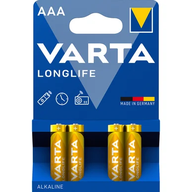 Varta Longlife AAA / LR03 Batteri 4-
