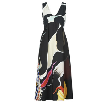 Desigual Mekko  keltainen / punainen / musta / valkoinen