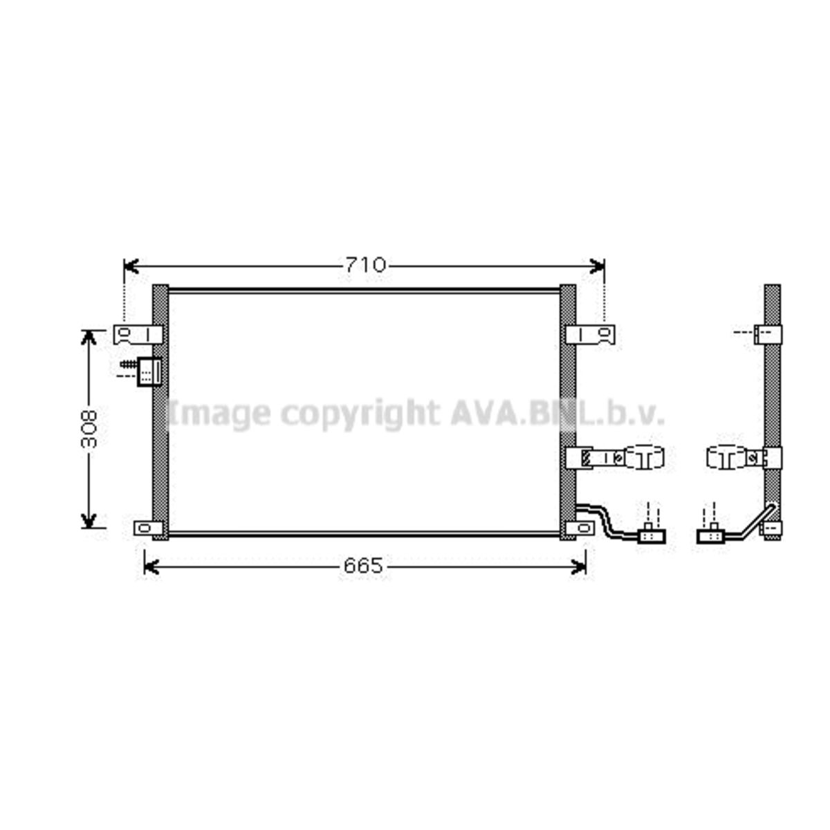 Lauhdutin, ilmastointilaite AVA COOLING SYSTEMS DW5056D