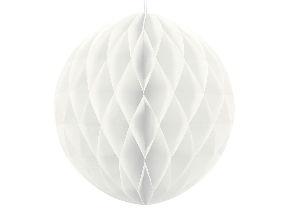 Honeycombs Valkoinen Riippukoriste - 40 cm