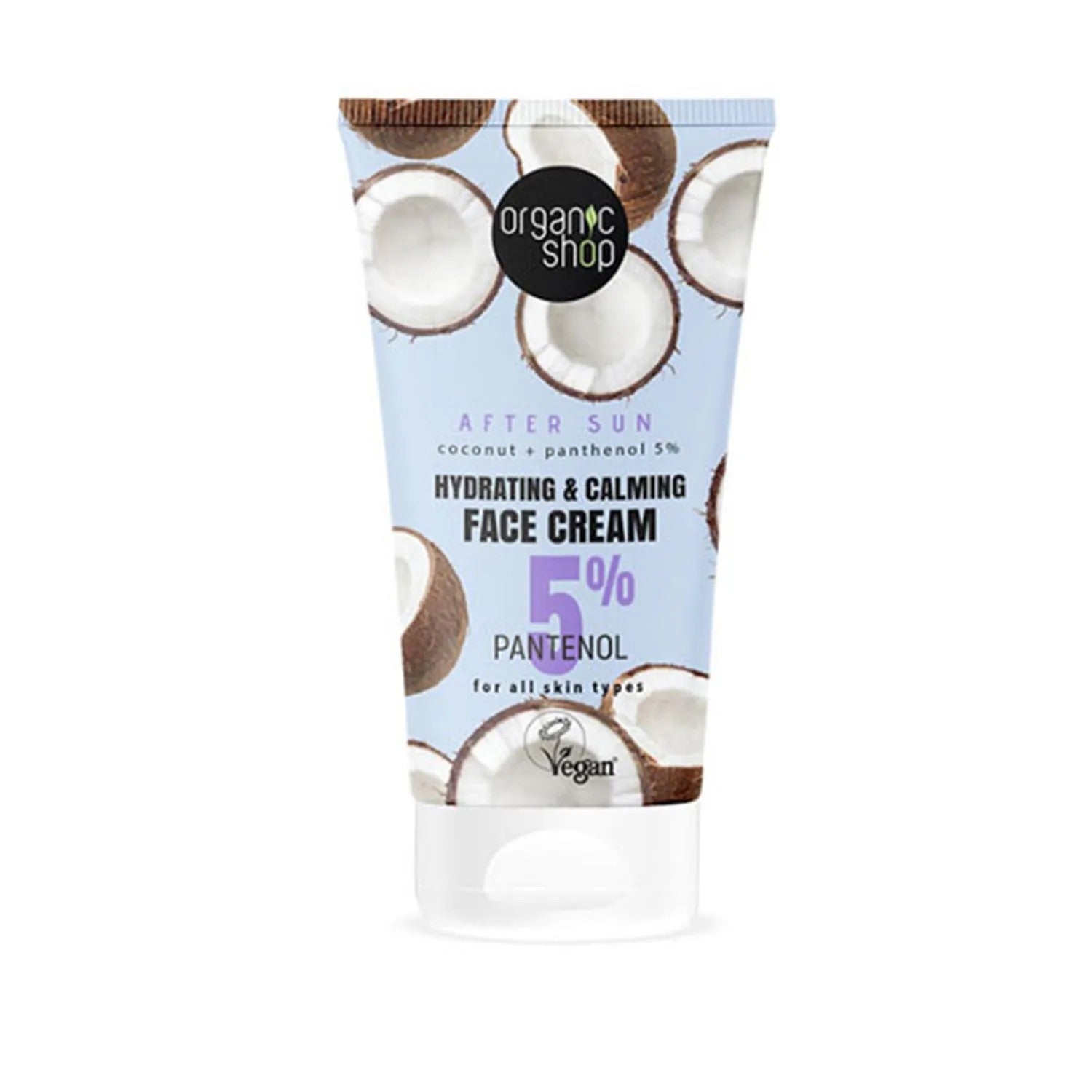Organic Shop Coconut Face Cream 5 Panthenol 50ml