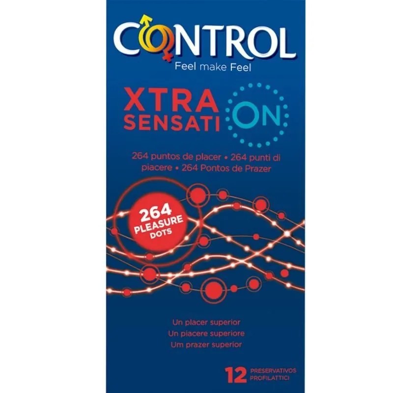 Kondomi Control Xtra Sensation 12 kpl