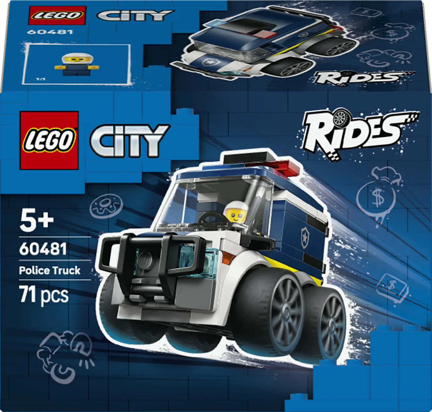 LEGO City 60481 Menopelit - Poliisiauto
