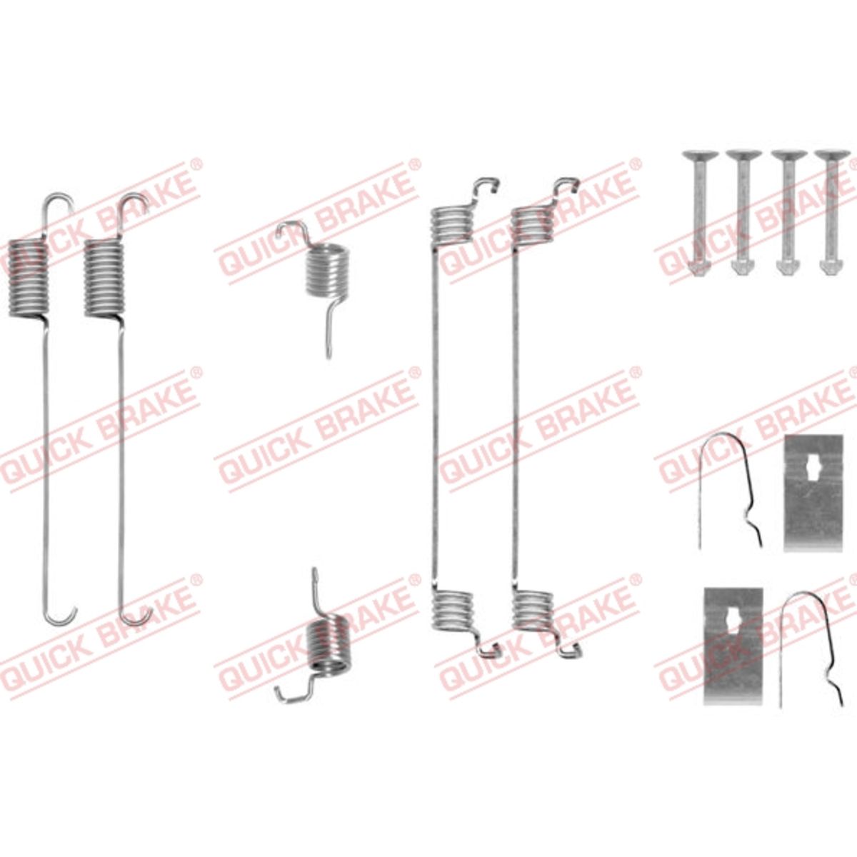 Tarvikesarja, jarrukengät QUICK BRAKE 105-0007