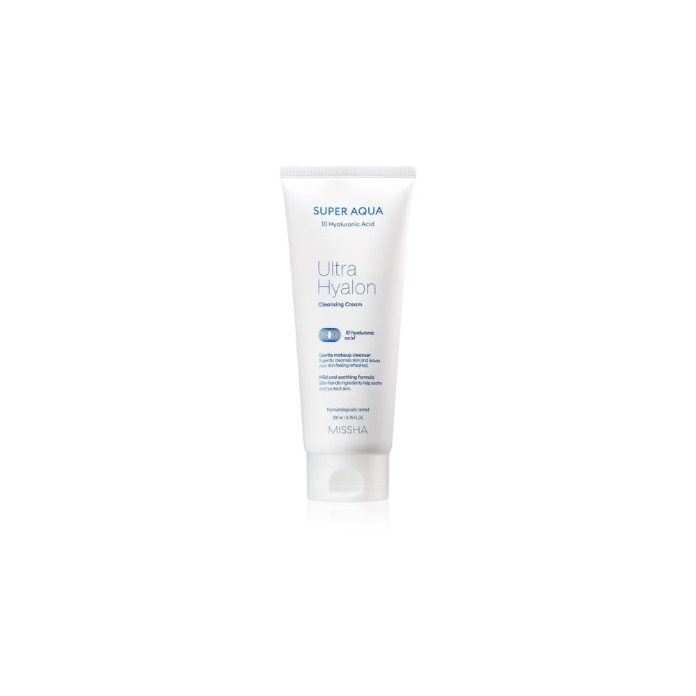 Missha Crema Detergente Super Aqua Ultra Hyalon 200 ml — Detergente viso