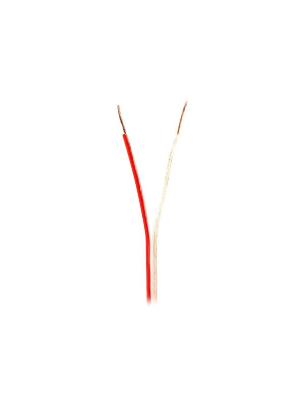 Nedis Kaiutinkaapeli | 2 x 0.75 mm2 | Kupari | 100 m | Pyöreä | PVC | Läpikuultava | Kela