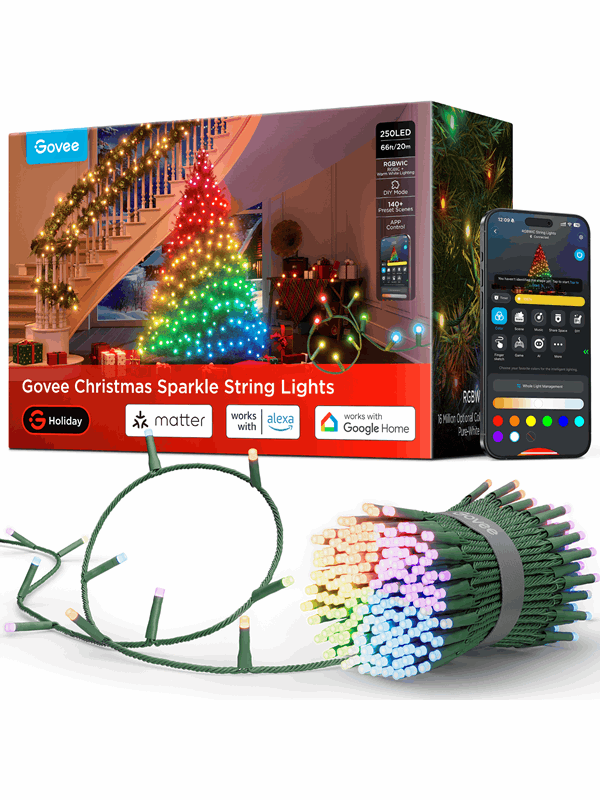 Govee Christmas String Lights - 20M