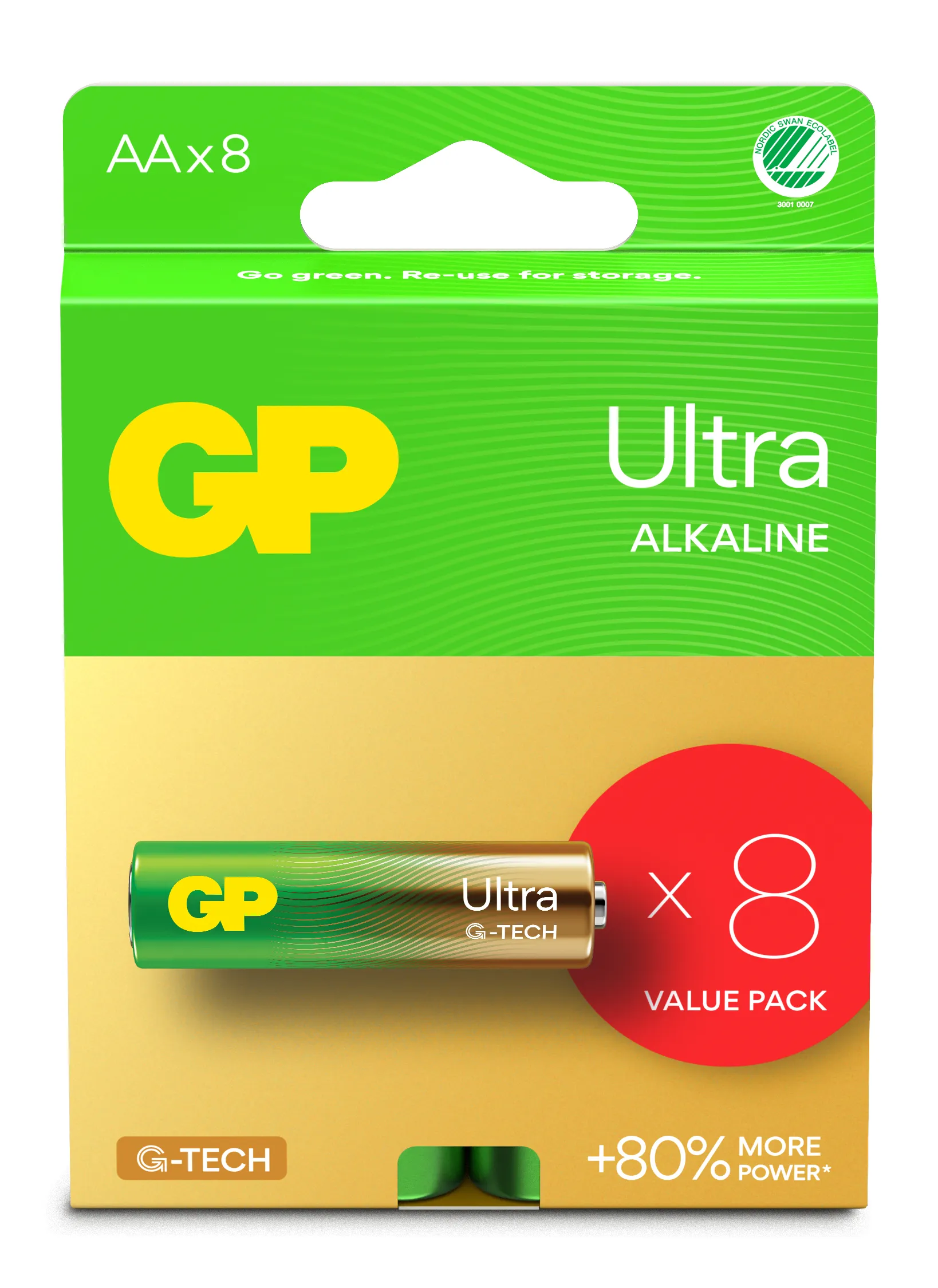 Gp Batteries Ultra Alkaline Gp15au Kertakäyttöinen Akku Aa, Lr06 Alkali