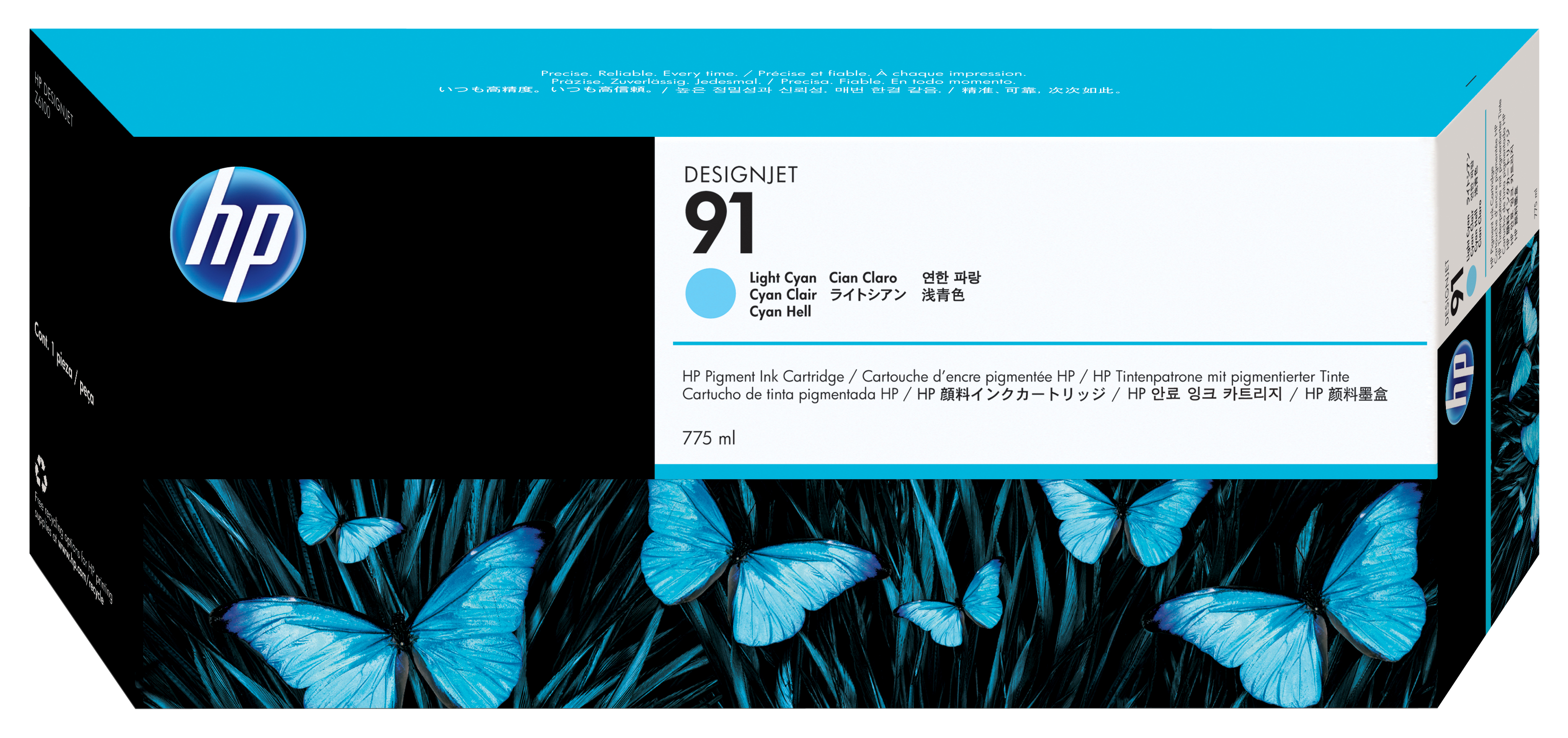 HP HP 91 Mustepatruuna vaalea cyan C9470A Vastaa: N/A