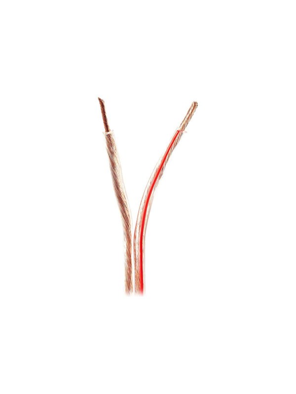 Nedis Kaiutinkaapeli | 2 x 4.00 mm2 | Kupari | 25.0 m | Pyöreä | PVC | Läpikuultava | Kela
