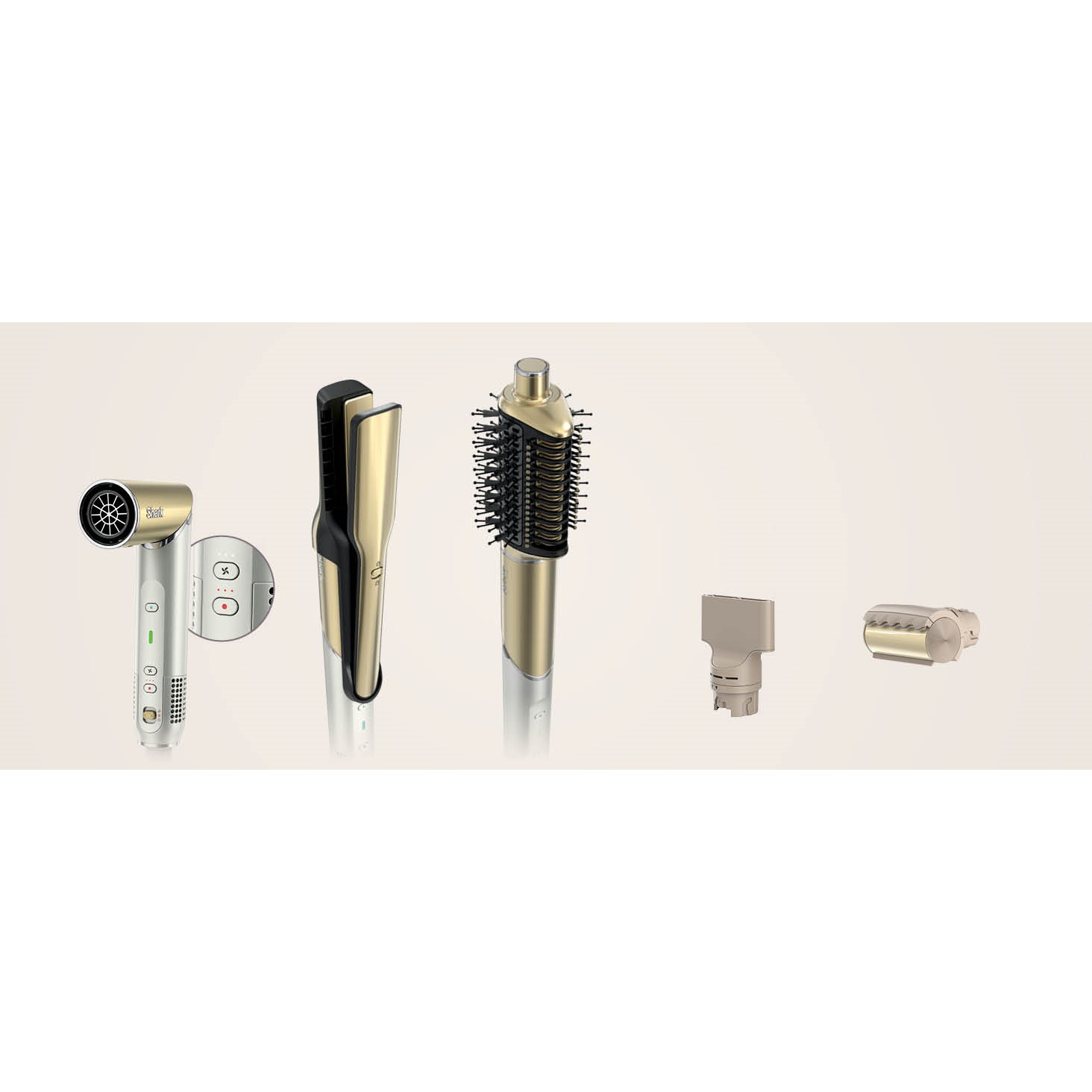 Shark Hiustenkuivaaja Glam HD6051SEU - hair dryer/hair styler - 1500 W