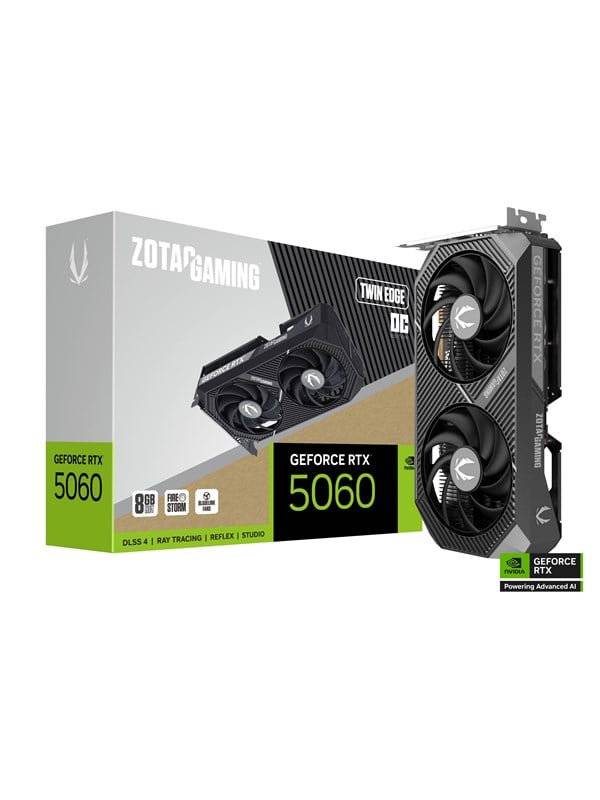 ZOTAC GeForce RTX 5060 Twin Edge OC 8 Gt -näytönohjain