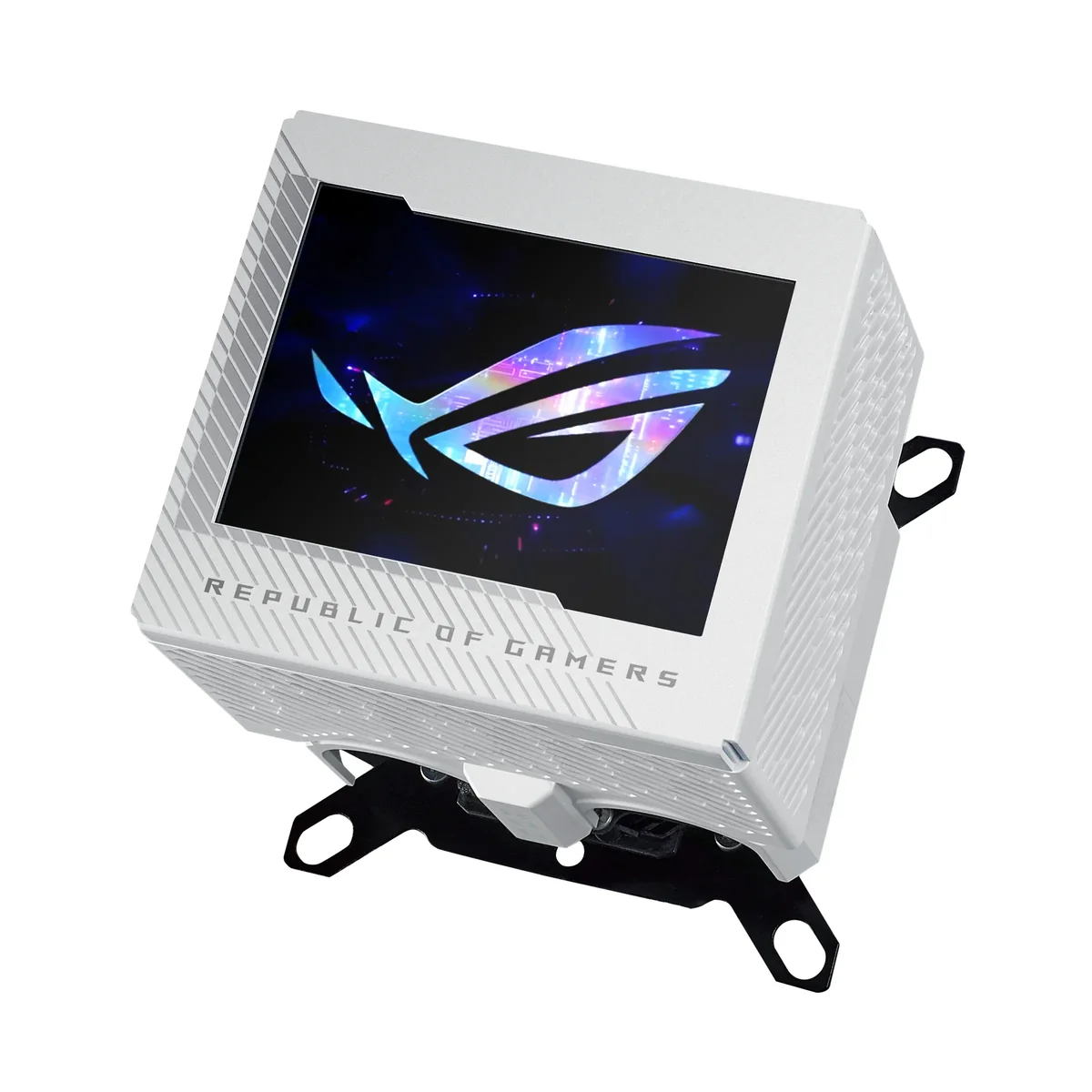 ASUS ROG RYUJIN III WB White Edition, vesilohko, kupari, valkoinen, LGA 1150 (Socket H3), LGA 1151 (Socket H4), LGA 1155 (Socket H2), LGA 1156 (Socket H), LGA 1200..., 1 tuuletin(t), 21,08 kuutiometriä/min.