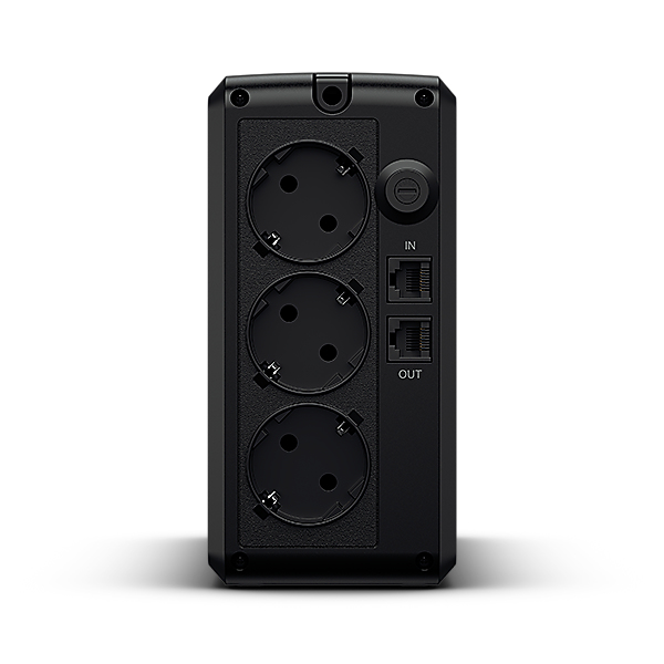 CyberPower UT Series UT850EG - UPS - AC 230 V - 425 Watt - 850 VA - 1-faset - USB - output-stikforbindelser: 3 - lajittelu