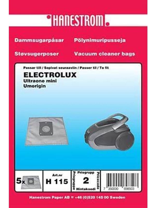 Haneström Pölypussit, mikrokuitu, 5kpl. DU12005 Vastaa: N/A