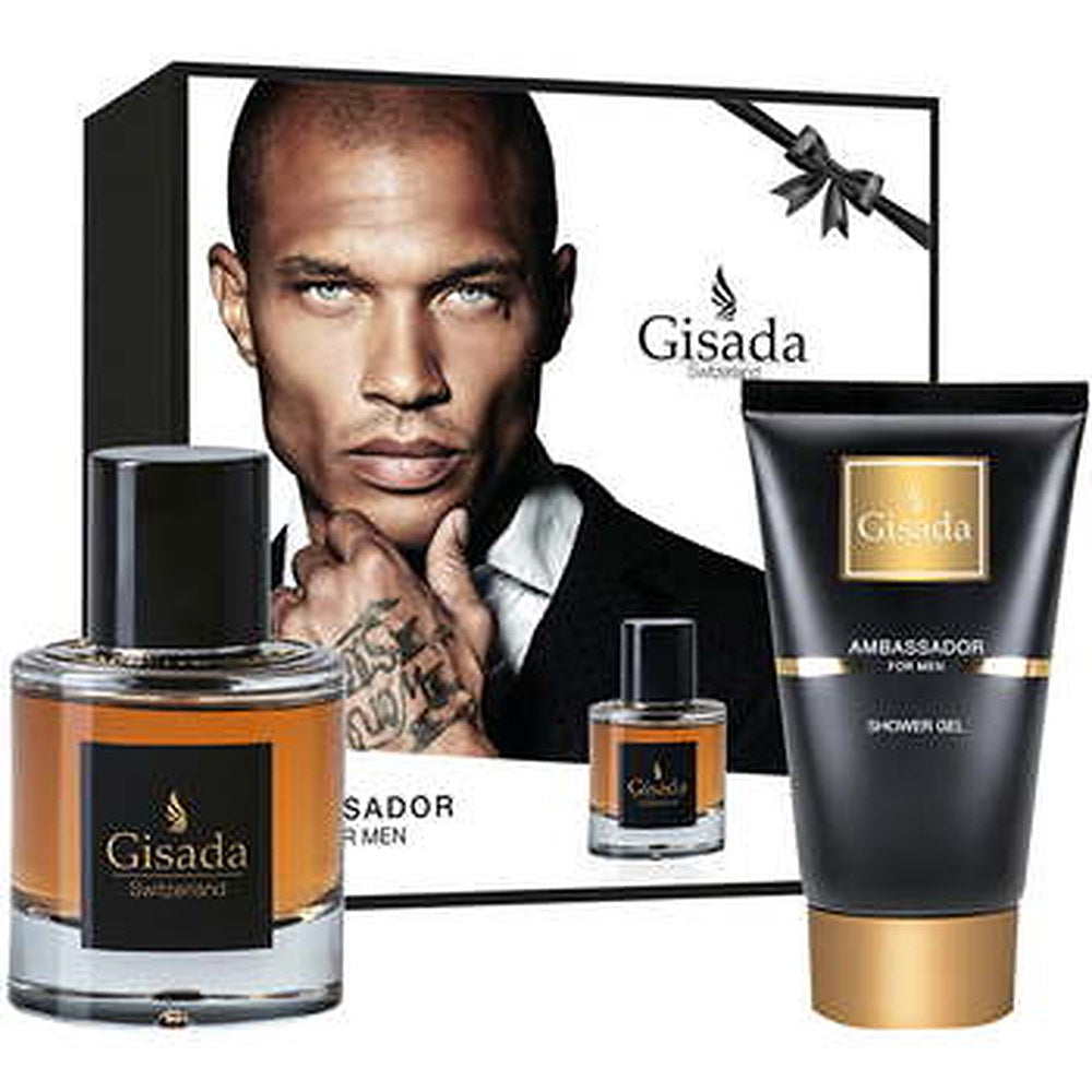 Gisada Ambassador Miesten lahjasetti EDP 50 ml ja suihkugeeli 100 ml