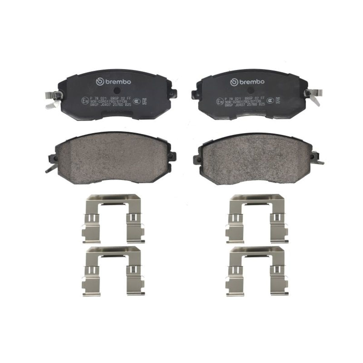 Jarrupalat, levyjarru BREMBO P 78 021