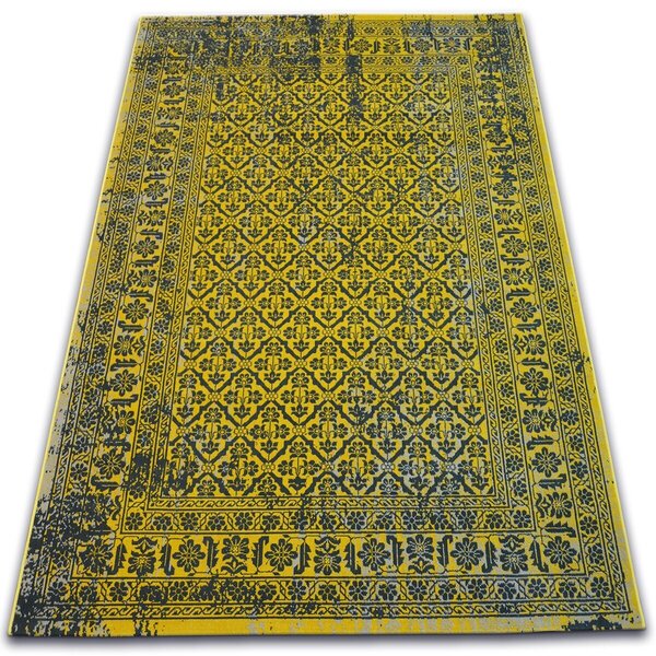 Matot Rugsx Matto Vintage Kukat 22209/025 keltainen 80x150 cm 80x150 cm