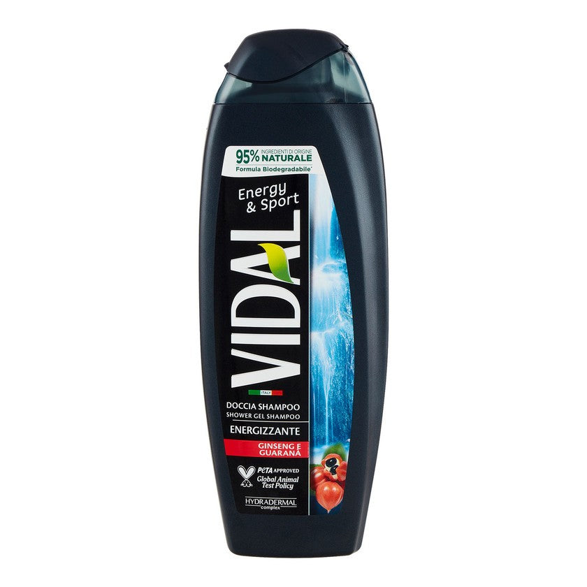 Vidal Suihkugeeli 250 ml Energy & Urheilu