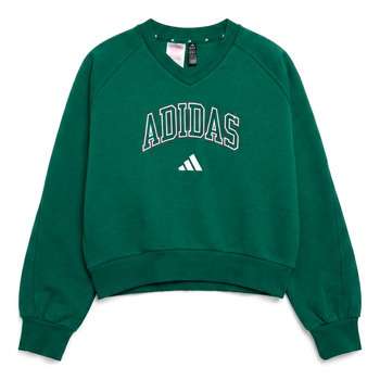 ADIDAS SPORTSWEAR Urheilullinen collegepaita 'Seasonals Collegiate Typography V-neck Junior' vihreä / valkoinen