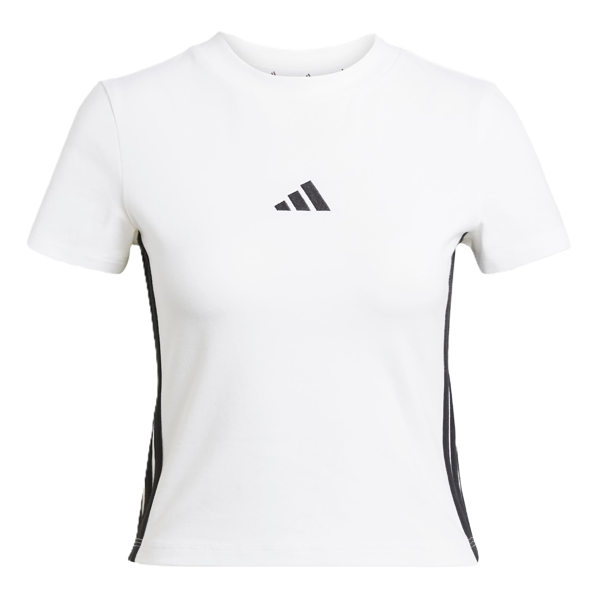 ADIDAS SPORTSWEAR Toiminnallinen paita 'Essentials' musta / valkoinen