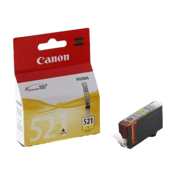 Canon CLI-521Y mustekasetti (keltainen)
