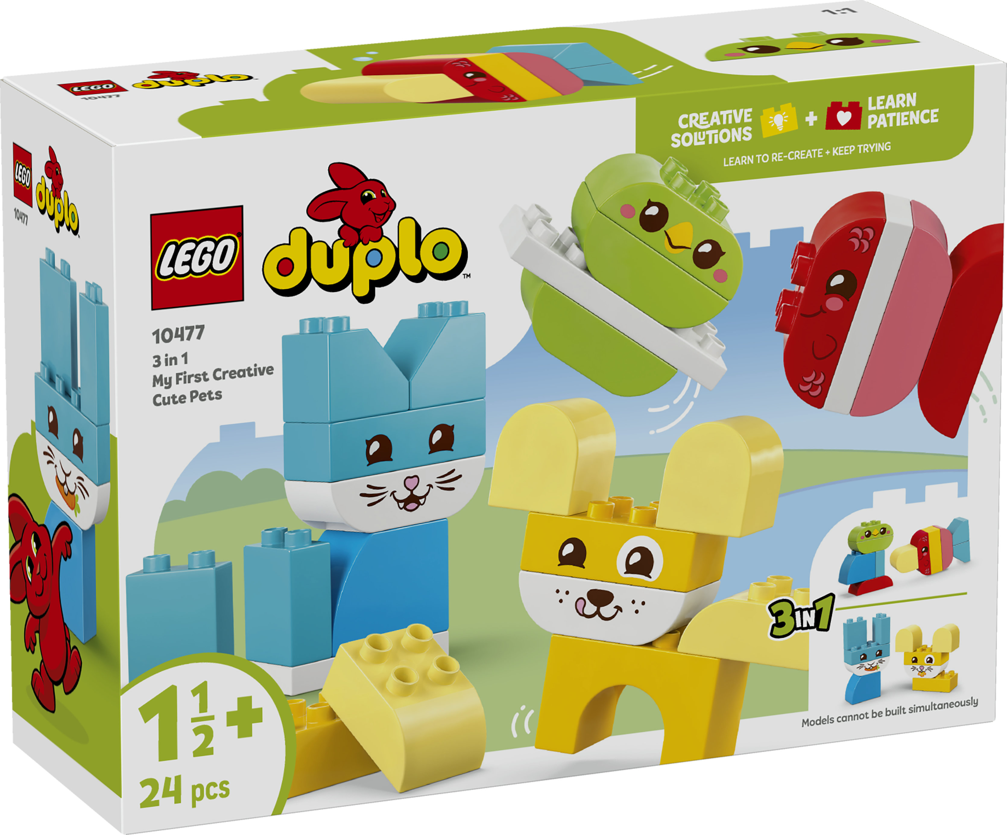 LEGO DUPLO 10477 Söpöt luovat lemmikit 3in1
