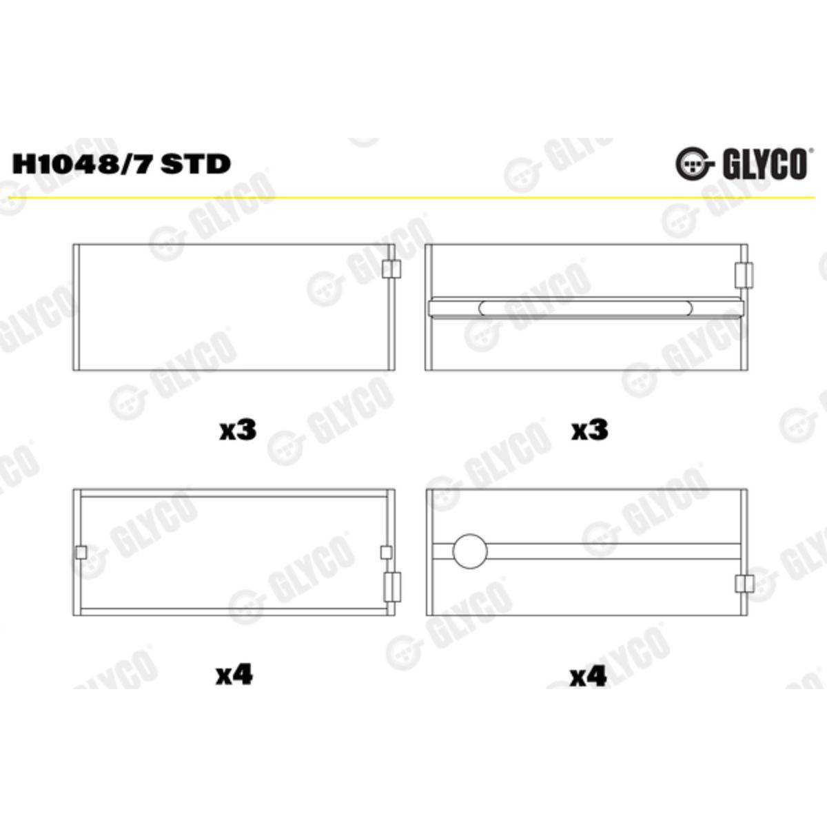 Runkolaakeri GLYCO H1048/7 STD