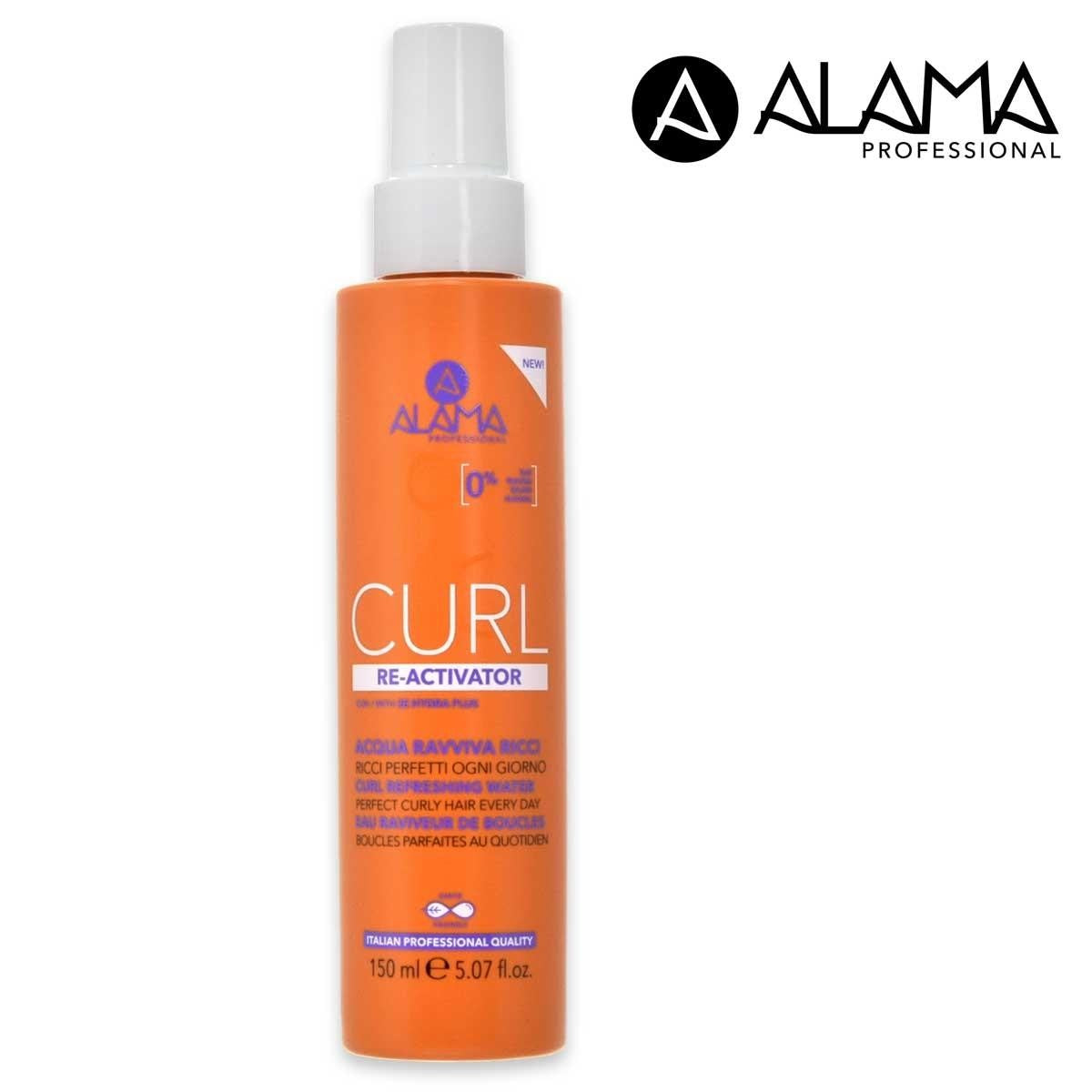 Alama Professional Curl, Muotoileva Neste Kiharoiden Aktivointiin Kiharille Hiuksille 500 ml
